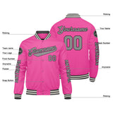 Custom Pink Varsity Jackets for Men Women Youth Personalized Letterman Jackets