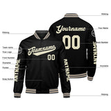 Custom Grey Black Cream Varsity Jackets for Men Women Youth Personalized Letterman Jackets