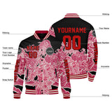Custom Pink Varsity Jackets for Men Women Youth Personalized Letterman Jackets