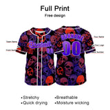 Custom Purple Baseball Jersey Print Personalized Name, Number and Logo