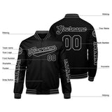 Custom Black Grey Varsity Jackets for Men Women Youth Personalized Letterman Jackets