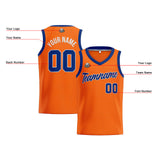 Custom Orange Royal Basketball Jersey for Men Women Adult Youth Stitched Name Number Logo