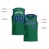Custom Green Royal Basketball Jersey for Men Women Adult Youth Stitched Name Number Logo
