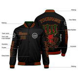 Custom Red Green Varsity Jackets for Men Women Youth Personalized Letterman Jackets