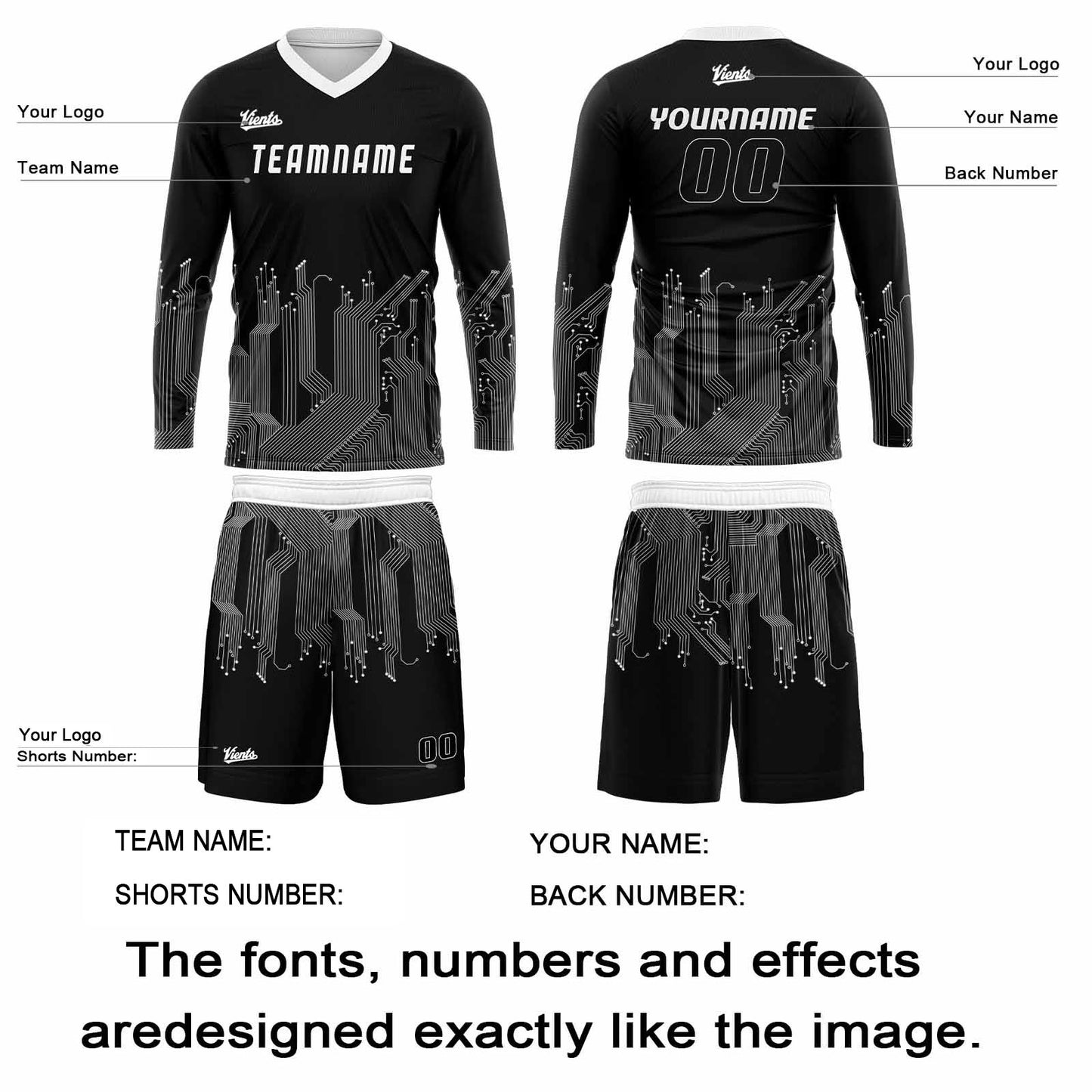 Custom Black White Basketball Soccer Football Shooting Long T-Shirt for Adults and Kids