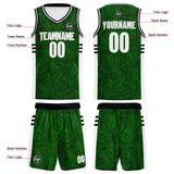 Custom Black Green Basketball Jersey Uniform Suit Printed Your Logo Name Number