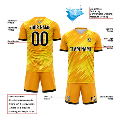 Custom Orange Uniform Jersey Kids Adults Personalized Set Jersey Shirt