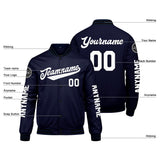 Custom Navy Varsity Jackets for Men Women Youth Personalized Letterman Jackets