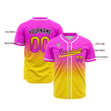 Custom Gradient Baseball Jerseys Personalized Name Number Logo