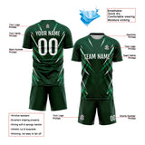 Custom Drak Green Uniform Jersey Kids Adults Personalized Set Jersey Shirt