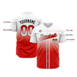 Custom Gradient Baseball Jerseys Personalized Name Number Logo