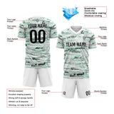 Custom Soccer Uniform Jersey Kids Adults Personalized Set Jersey Light Green Wallpaper