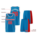 Custom Blue-Red Basketball Jersey for Men Women Adult Youth Stitched Name Number Logo
