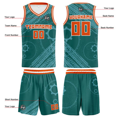Custom Pine Green Basketball Jersey Uniform Suit Printed Your Logo Name Number
