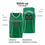 Custom Basketball Jersey Green-Black