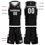 Custom Black Reversible Basketball Suit for Adults and Kids Personalized Jersey