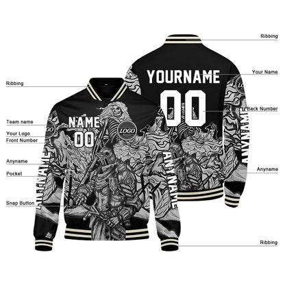 Custom Grey Varsity Jackets for Men Women Youth Personalized Letterman Jackets