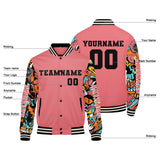Custom Pink Varsity Jackets for Men Women Youth Personalized Letterman Jackets