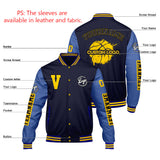 Custom Navy Royal Varsity Jackets for Men Women Youth Personalized Letterman Jackets
