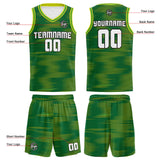 Custom Green Basketball Jersey Uniform Suit Printed Your Logo Name Number