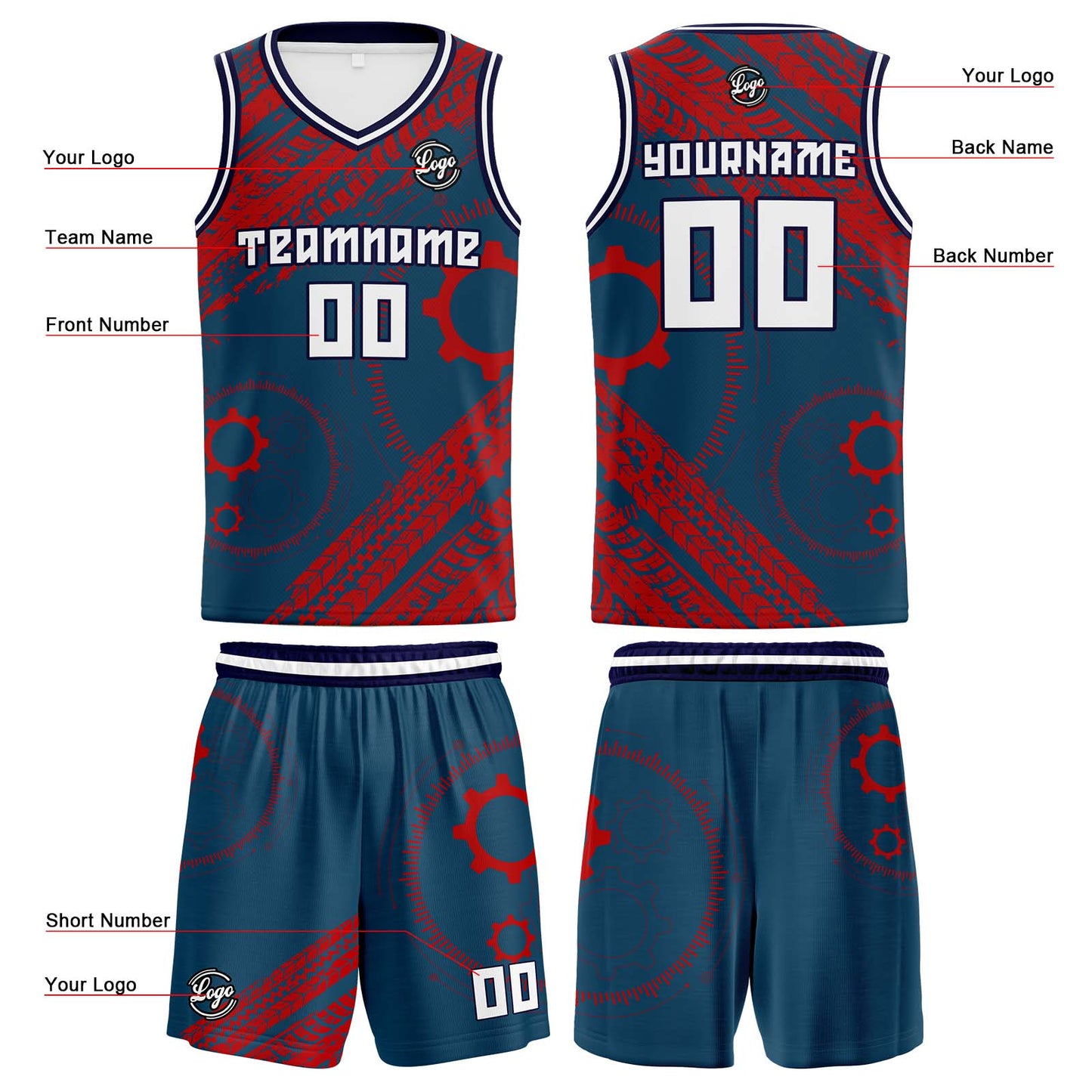 Custom Aegean Blue Basketball Jersey Uniform Suit Printed Your Logo Name Number