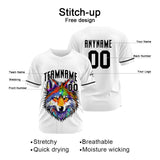 Custom Wolf -White Baseball Uniforms High-Quality for Adult Kids Optimized for Performance