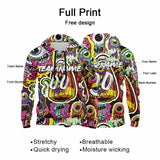 Custom Sweatshirt Hoodie For Man Woman Girl Boy Print Your Logo Name Number Colorful