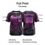 Custom Black Button Down Baseball Jersey for Men Women Adult Youth Print Name Number Logo