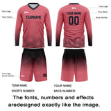 Custom Dark Gray Light Pink Basketball Soccer Football Shooting Long T-Shirt for Adults and Kids