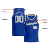 Custom Royal Gray Basketball Jersey for Men Women Adult Youth Stitched Name Number Logo