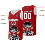 Custom basketball jersey for men and women. Stitched and printed name, number and logo