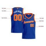 Custom Royal Orange Basketball Jersey for Men Women Adult Youth Stitched Name Number Logo