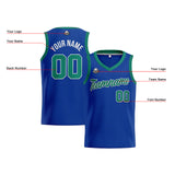 Custom Royal Green Basketball Jersey for Men Women Adult Youth Stitched Name Number Logo