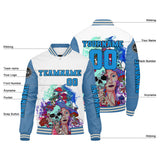 Custom Light Blue Varsity Jackets for Men Women Youth Personalized Letterman Jackets