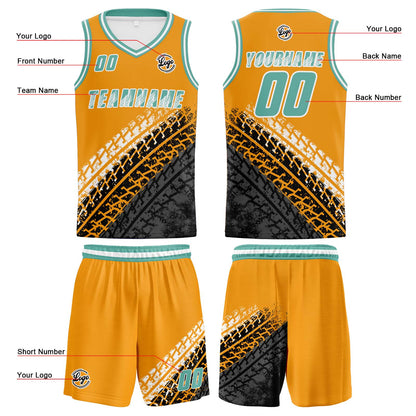 Custom Light Orange Basketball Jersey Uniform Suit Printed Your Logo Name Number