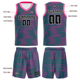 Custom Grey Pink Reversible Basketball Suit for Adults and Kids Personalized Jersey