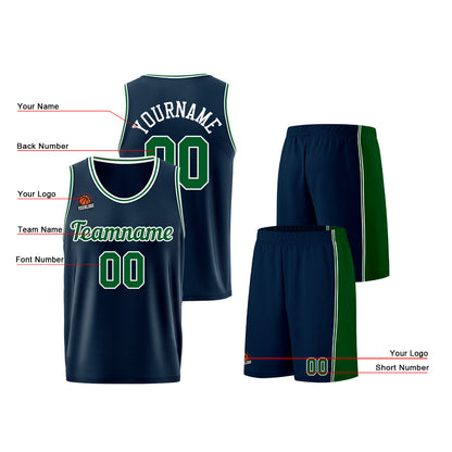 Custom Dark Blue-Green Basketball Jersey for Men Women Adult Youth Stitched Name Number Logo