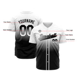 Custom Gradient Baseball Jerseys Personalized Name Number Logo