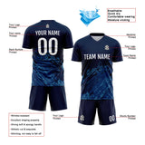 Custom Soccer Uniform Jersey Kids Adults Personalized Set Jersey Navy