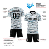 Custom Soccer Uniform Jersey Kids Adults Personalized Set Jersey Light Blue Wallpaper