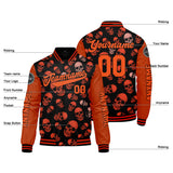 Custom Orange Varsity Jackets for Men Women Youth Personalized Letterman Jackets
