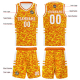 Custom Orange Reversible Basketball Suit for Adults and Kids Personalized Jersey