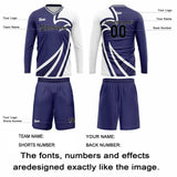 Custom Gray Blue Basketball Soccer Football Shooting Long T-Shirt for Adults and Kids