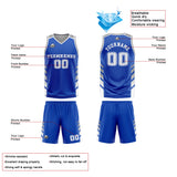 Custom Blue Grey Basketball Jersey Uniform Suit Printed Your Logo Name Number