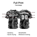 Custom Grey Button Down Baseball Jersey for Men Women Adult Youth Print Name Number Logo