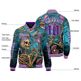 Custom Blue Purple Varsity Jackets for Men Women Youth Personalized Letterman Jackets