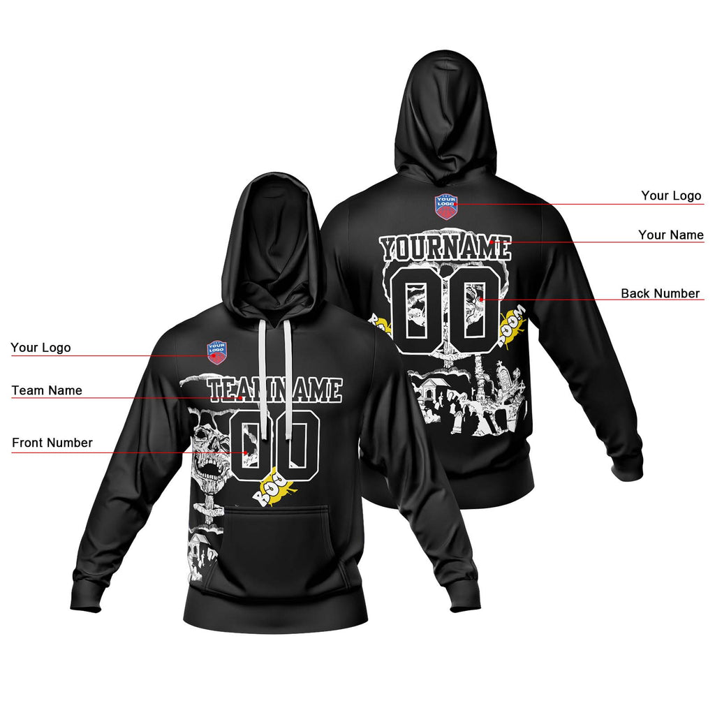Custom Gradient Hoodie For Man Woman Girl Boy Print Your Logo Name Number