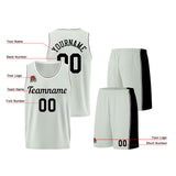 Custom Gray-Black Basketball Jersey for Men Women Adult Youth Stitched Name Number Logo
