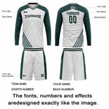 Custom Teal Basketball Soccer Football Shooting Long T-Shirt for Adults and Kids