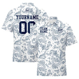 Custom Football Polo Shirts  Add Your Unique Logo/Name/Number Bandanna-White